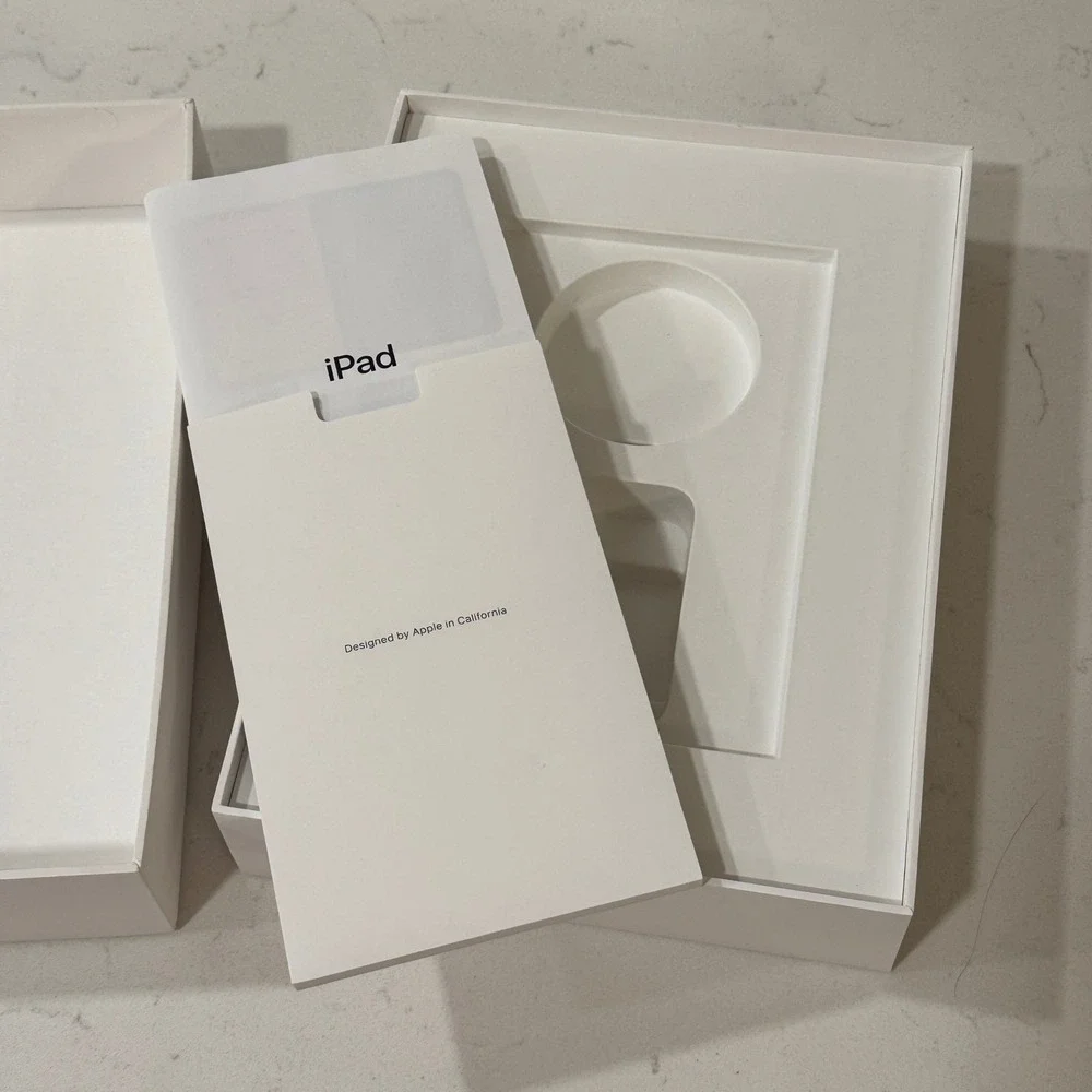 Apple iPad 10th Gen 256GB Silver Wi-Fi Cellular Empty Box & Manual